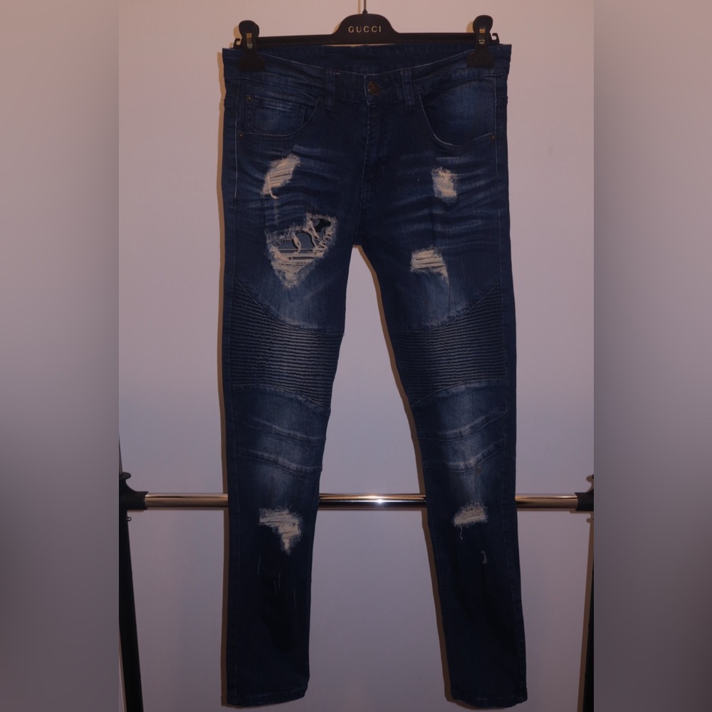 Young & Reckless Dark Blue Skinny Jeans